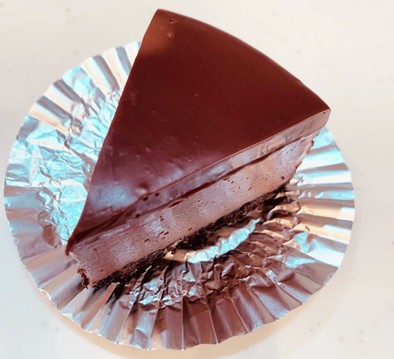 チョコレートレアチーズケーキの写真