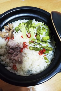 お米から作る土鍋 簡単ごはん