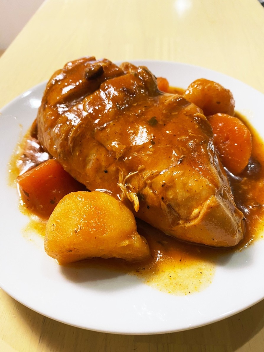 熟成鷄ムネ肉のトマト煮(1週間冷凍熟成)の画像