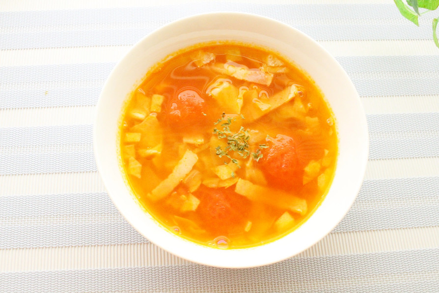 ミネストロンスープ（トマト給食）の画像
