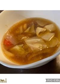 ベジタブルスープ:中華味