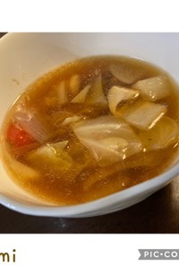ベジタブルスープ:中華味