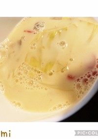 ベジタブルスープ:豆乳