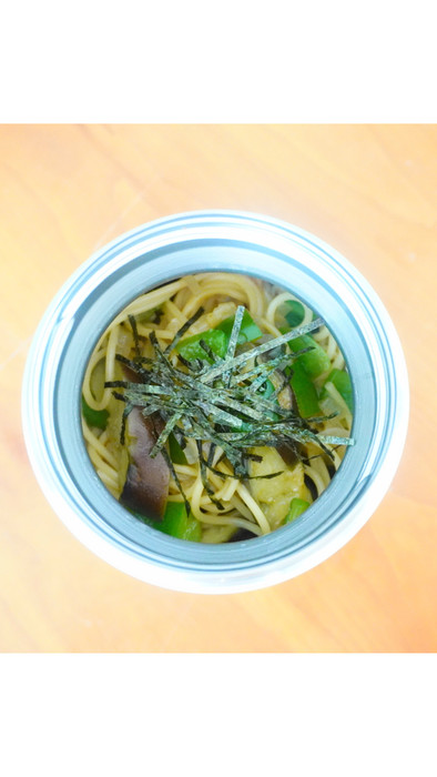 茄子のバター醤油パスタの写真