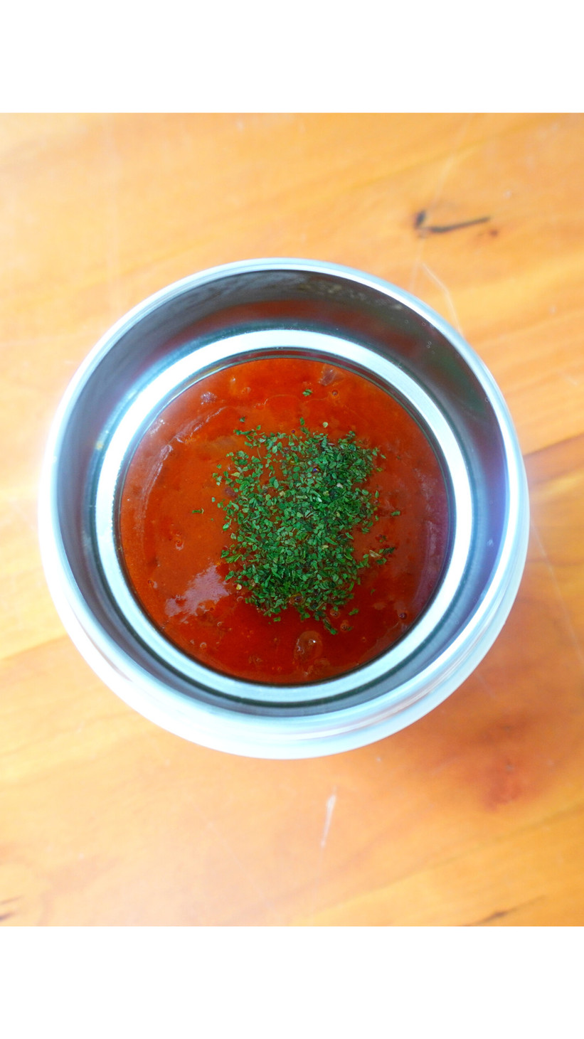 トマトのバタースープの画像