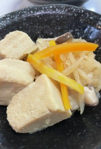 高野豆腐と切干し大根の煮物
