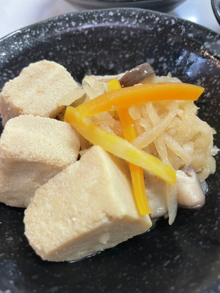高野豆腐と切干し大根の煮物の画像