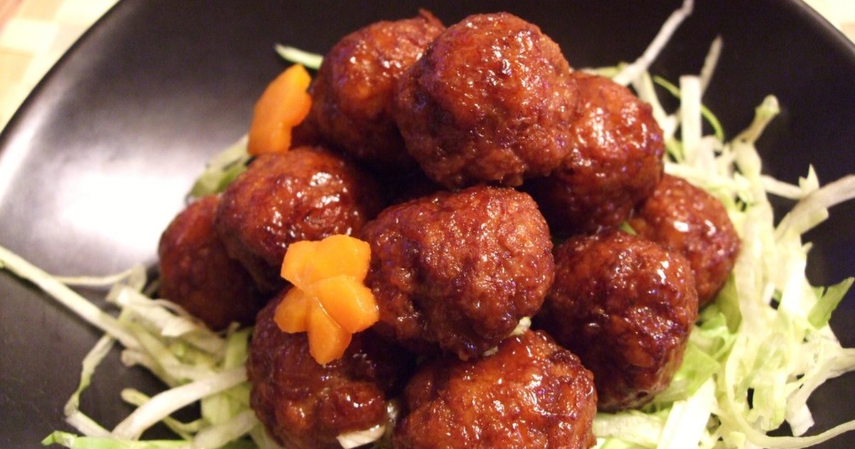 照り焼きパイナップルミートボールのレシピ