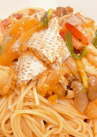 魚介類のトマトスープ|ペスカトーレ