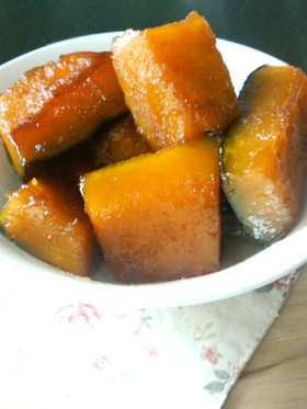 家族絶賛*照りウマかぼちゃの煮物*