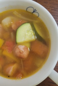 夏野菜のスープ/七尾給食