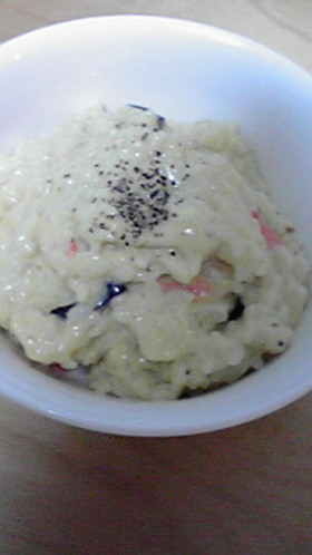 creamy カルボナーラごはん☆