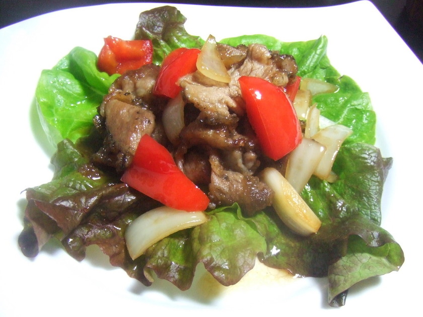 豚肉の甘酢オニオンソース添え レシピ