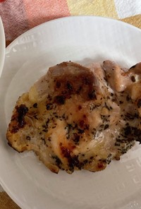 鶏肉バジル焼き