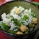 菜の花とお豆の混ぜご飯