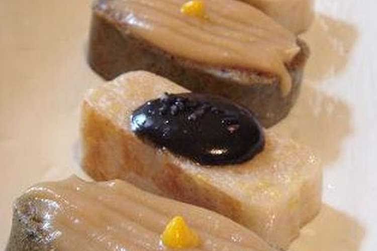 もちもち生麩の田楽 胡麻みそ 白みそ味 レシピ 作り方 By みやこじか クックパッド 簡単おいしいみんなのレシピが356万品