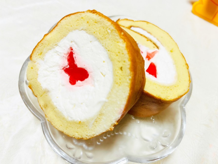 米粉ロールケーキ 寒天入りの画像