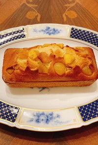 栗の甘露煮のパウンドケーキ　バター不使用
