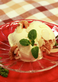 焼き芋とナッツの簡単アイスクリーム