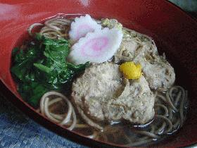 鰯牛蒡つみれ蕎麦