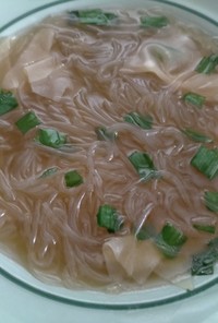 おひとり様用昼食：ヘルシー中華スープ