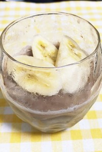 完熟バナナ豆乳ゼリー