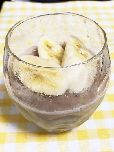 完熟バナナ豆乳ゼリーの写真