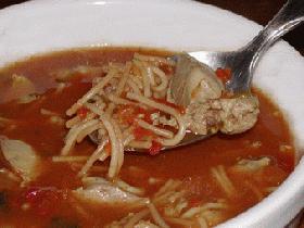 知って損はナシ!!こんなパスタの使い方:メキシカン・スープパスタ♪