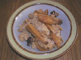 凍り豆腐ときのこの煮物