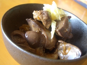 鶏レバーの煮付け