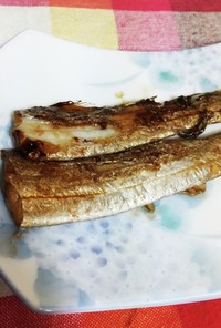 太刀魚のガリバタ醤油焼き