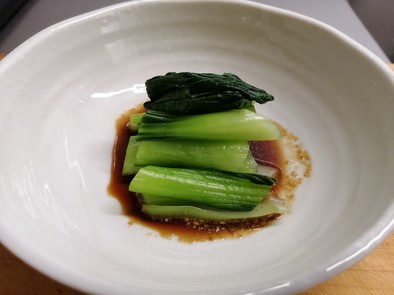 青梗菜（チンゲンサイ）の胡麻和えの写真