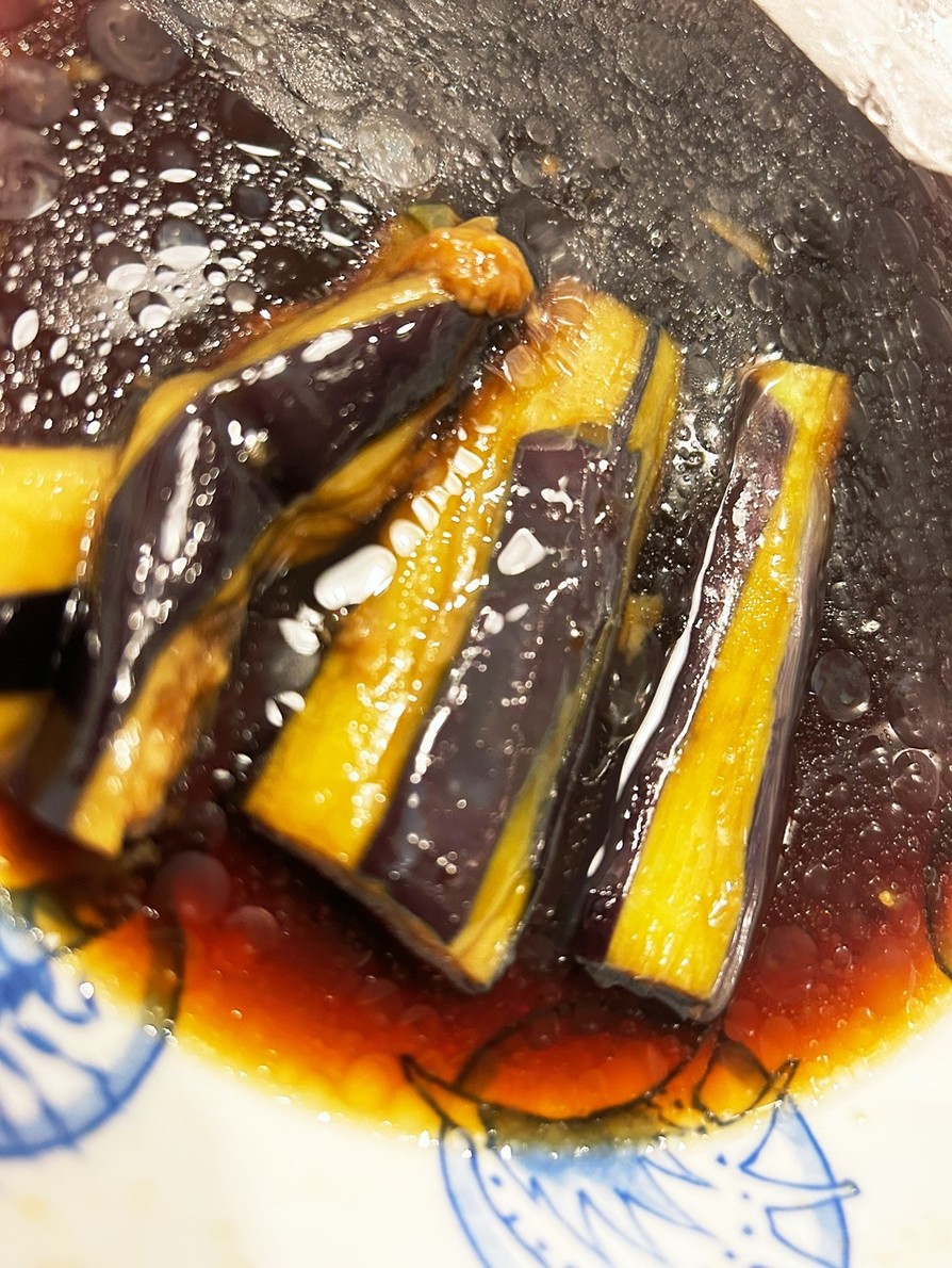 【茄子】冷やして食べるナスの揚げ浸し　の画像