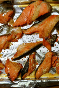 ヨウサマの減塩鮭の甘口醤油焼き