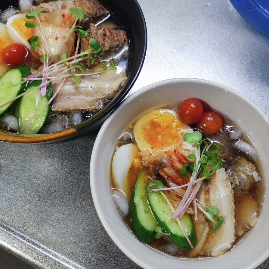 簡単おいしい手作り韓国冷麺のつゆ・スープの画像