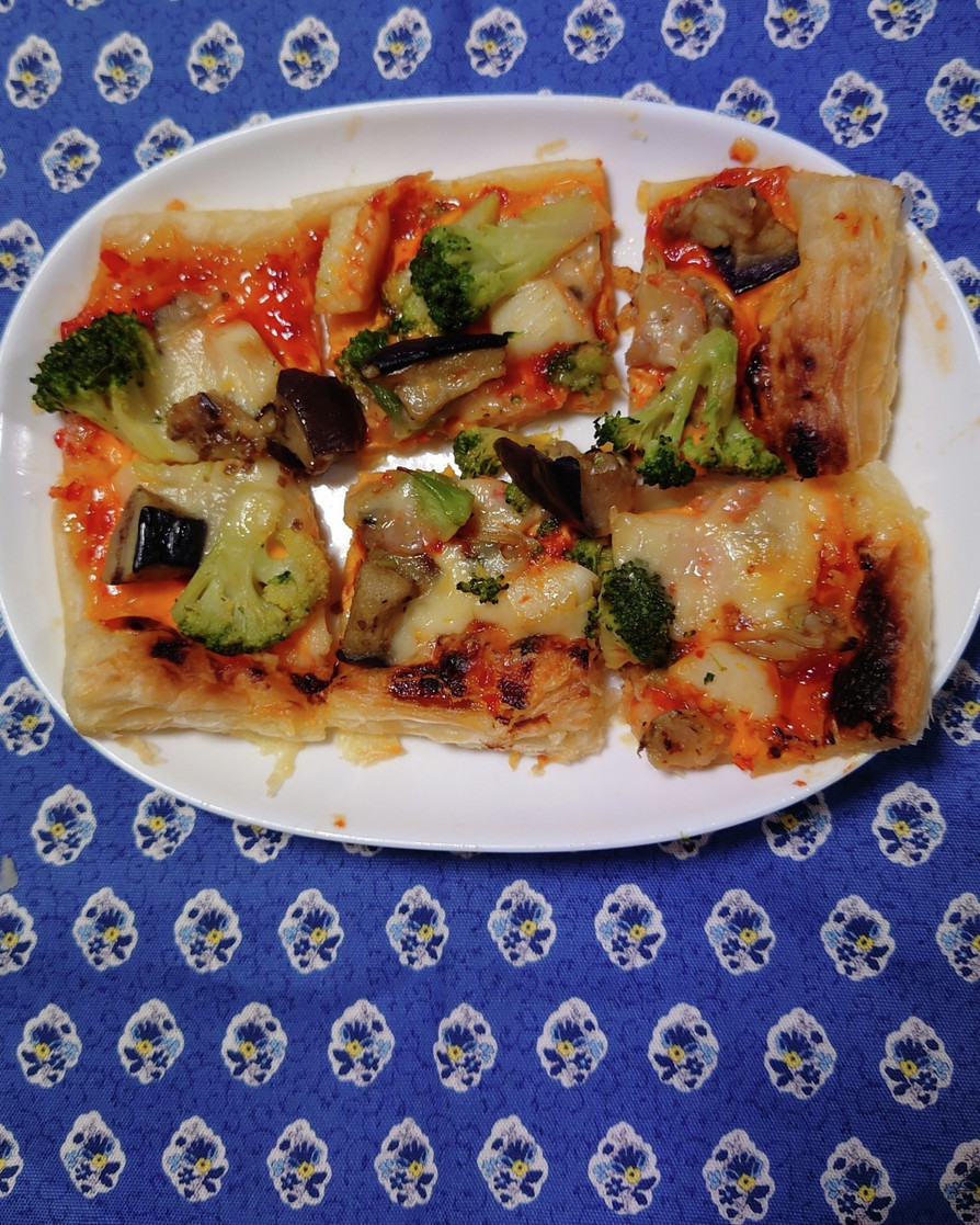 ヨウサマの減塩夏野菜のお家（うち）ピザの画像
