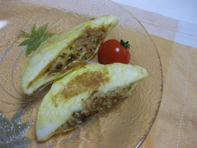 豆腐そぼろで 絶品★はんぺんはさみ焼き