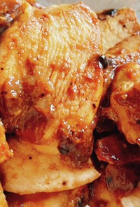 鶏胸肉のスタミナ焼き