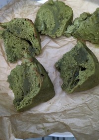 米粉緑茶パン