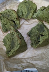 米粉緑茶パン