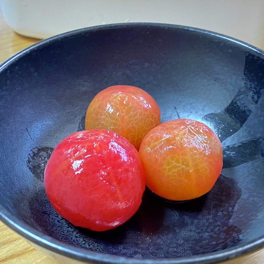 ミニトマトはちみつ漬けの画像