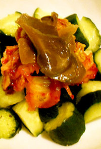 胡瓜のキムチ搾菜