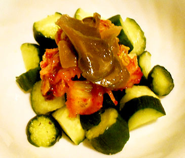 胡瓜のキムチ搾菜の画像