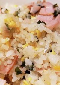 非常食アルファ米わかめご飯で簡単炒飯