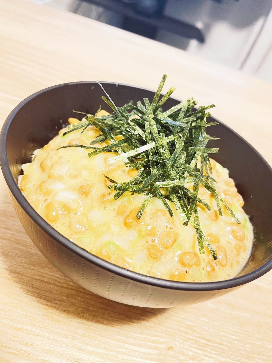 【絶品ダイエット飯】濃厚納豆卵かけご飯の画像