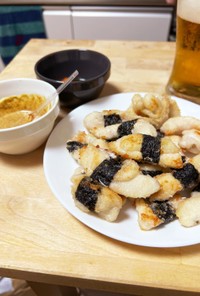 おつまみ☆激旨海苔マヨで鶏胸肉の磯部焼き