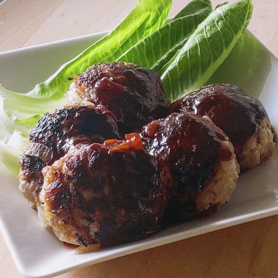 豚挽肉ハンバーグ★ランチ★夕食★お弁当の画像