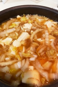 春雨豆腐白菜スープ