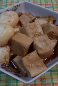 豆腐と玉子の煮浸し