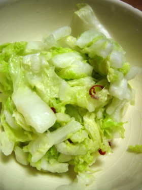 切って漬けるから早い!「野菜の切り漬」